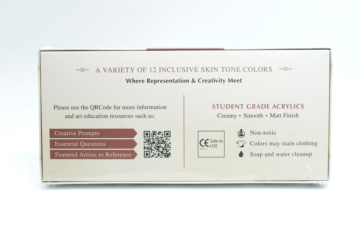 acrylic paint set packaging