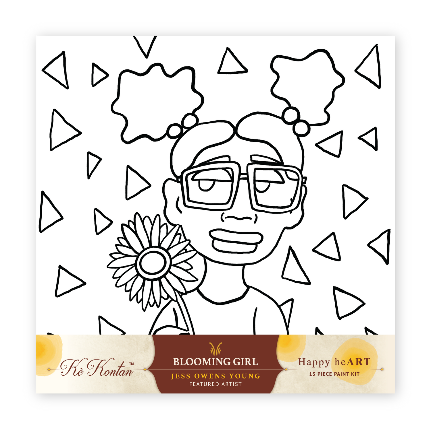 Blooming Girl | Kè Kontan - Paint Kit