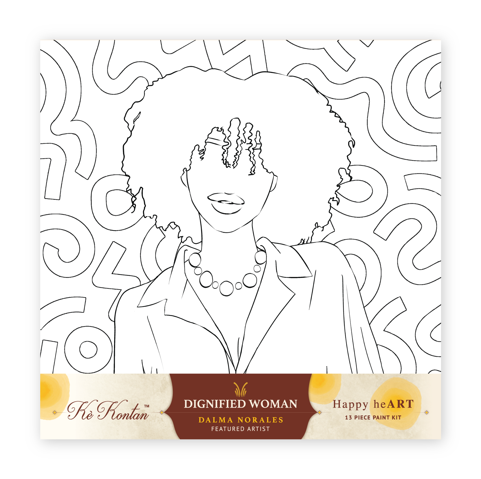 Dignified Woman | Kè Kontan - Paint Kit