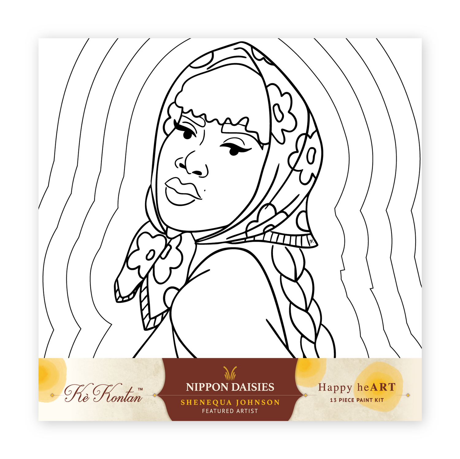 Nippon Daisies | Kè Kontan - Paint Kit