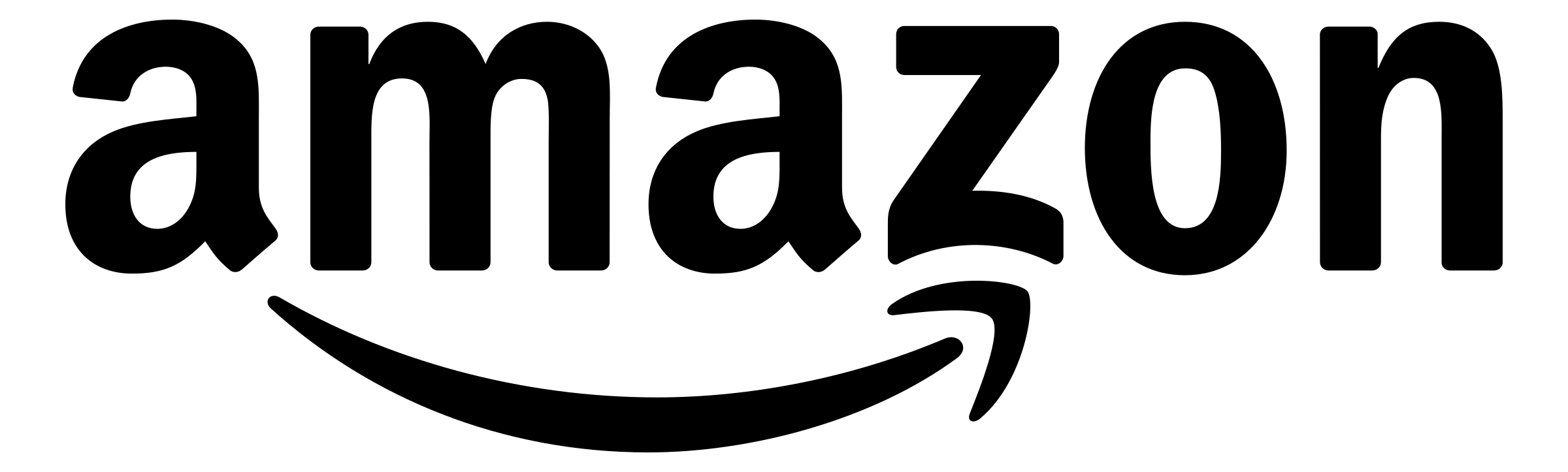 Black 'Amazon' logo