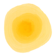 decorative organic yellow circle