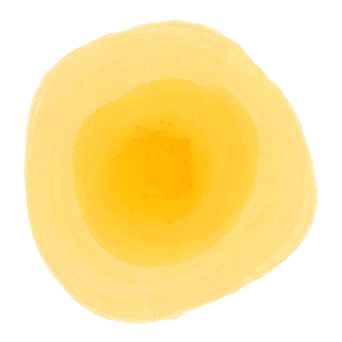 decorative organic yellow circle